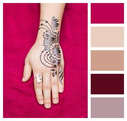 Henna Hands Bridal Tattoos Mendi Image